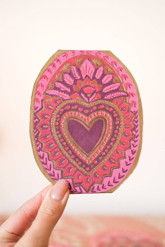 Heart of Feathers Greeting Card