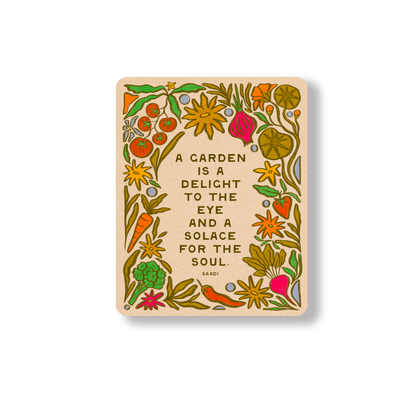 Garden Delight Sticker