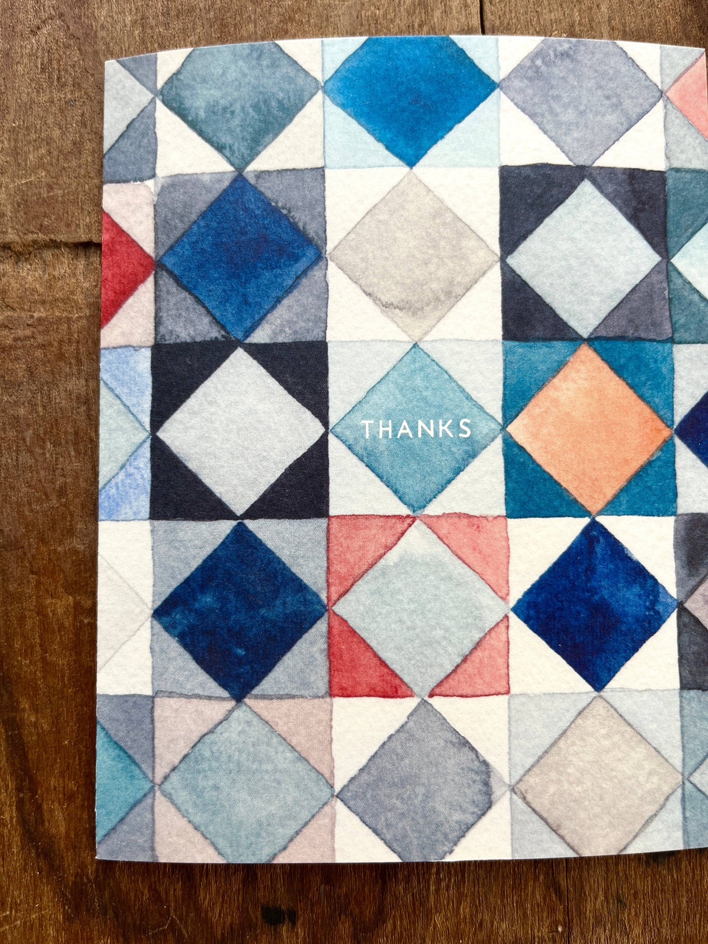 Thanks Quilted Card