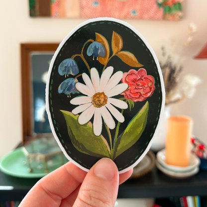 Daisy Flower Stickers