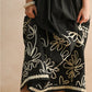 FINAL SALE | Black + White Floral Midi Dress
