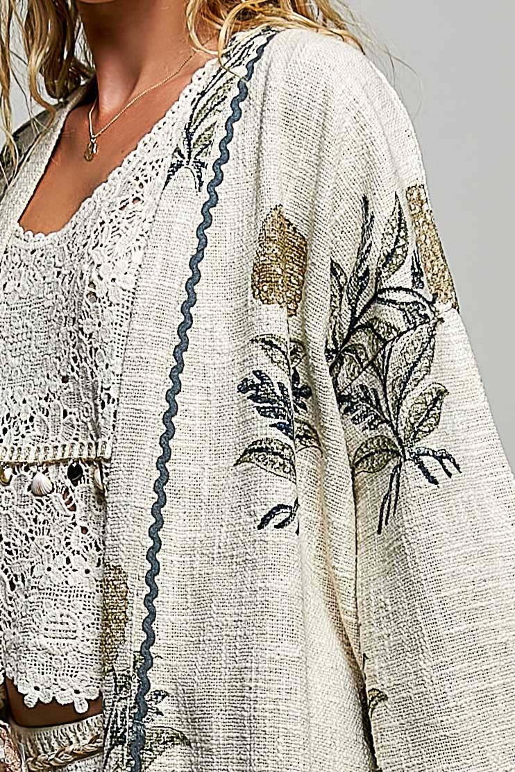 Homebody Lightweight Floral Cardigan