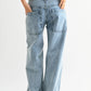 Relaxed Straight Super Wide Leg Denim