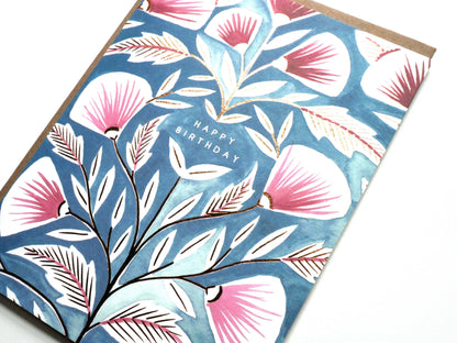 Happy Birthday Foil Stamped Card