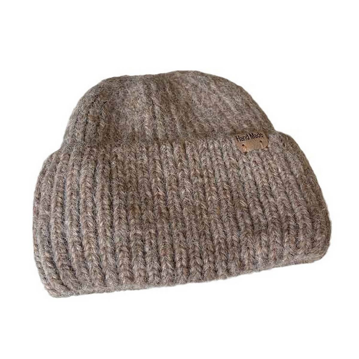 Foldover Knit Beanie | Coffee
