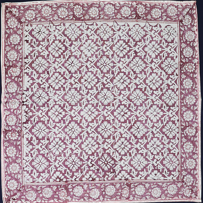 Block Printed Cotton Bandana |  Plum Mithai