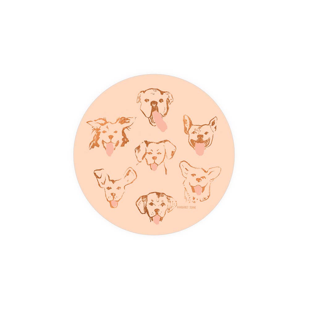 Dog Kisses Coaster
