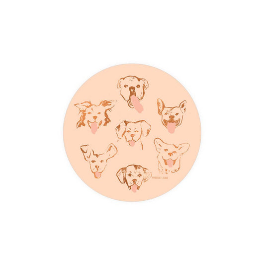 Dog Kisses Coaster