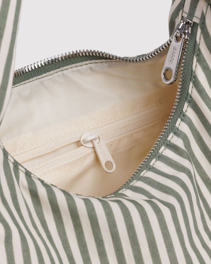 Small Meringue Bag | Sage Stripe