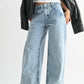 Relaxed Straight Super Wide Leg Denim