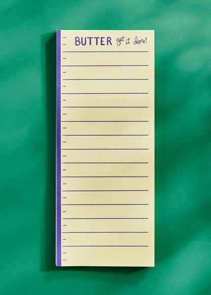 'Butter' Get It Done Notepad