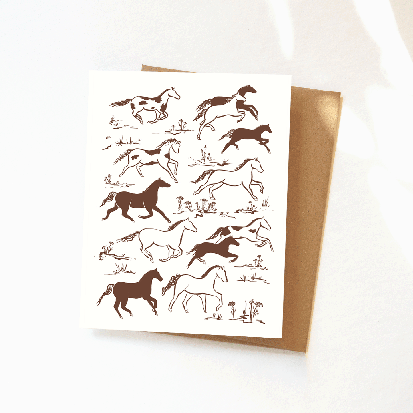 Wild Horses Card
