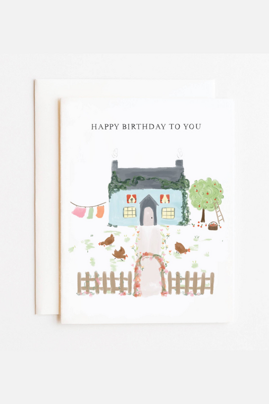 Cottage Core Birthday Card