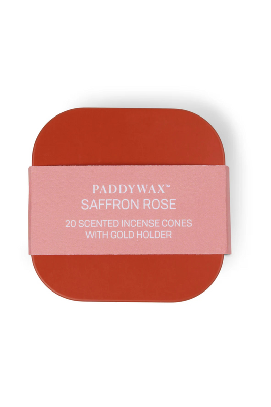 Incense Cube Tin | Saffron Rose