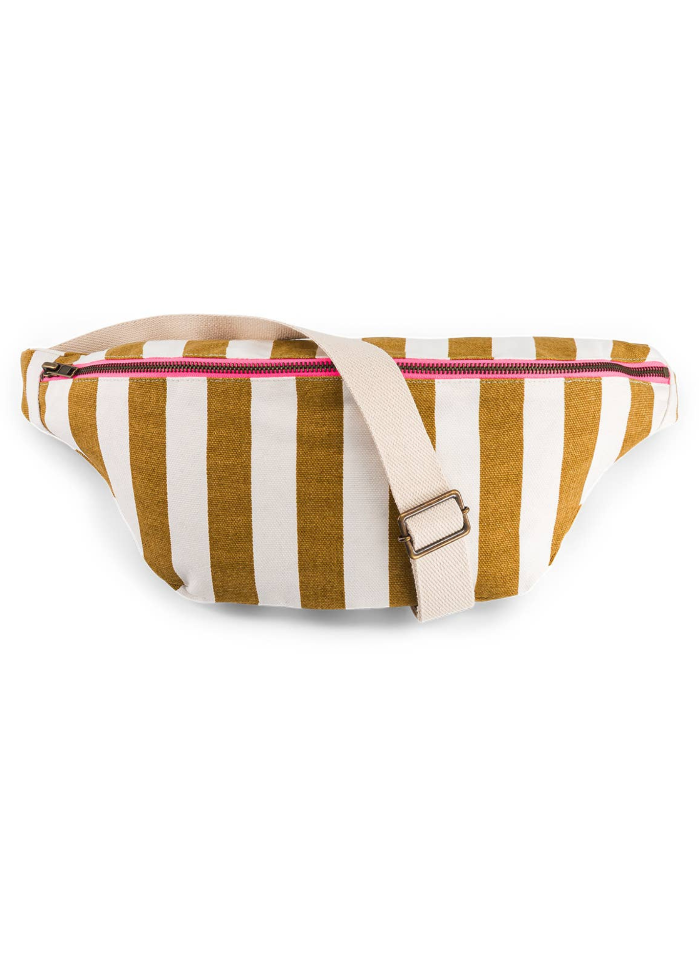 The Woven Crossbody | Caramel Stripes