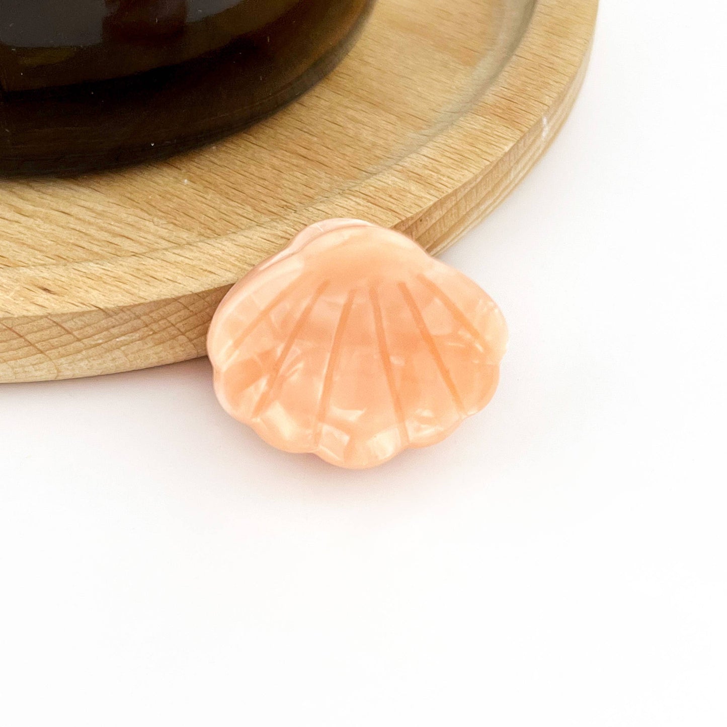Shell Mini Hair Clip | Pink