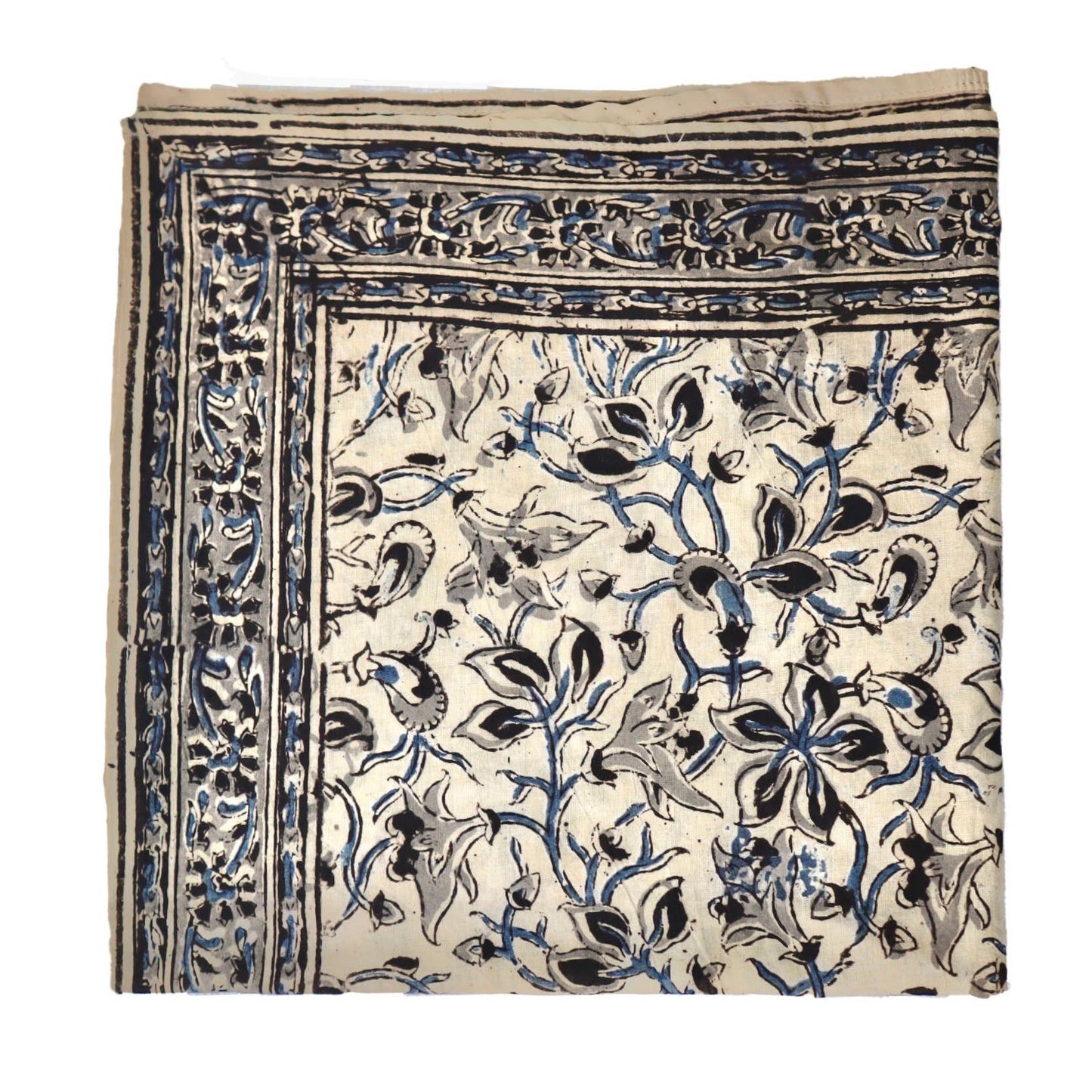Kalamkari Cotton Bandana | Ocean Breeze