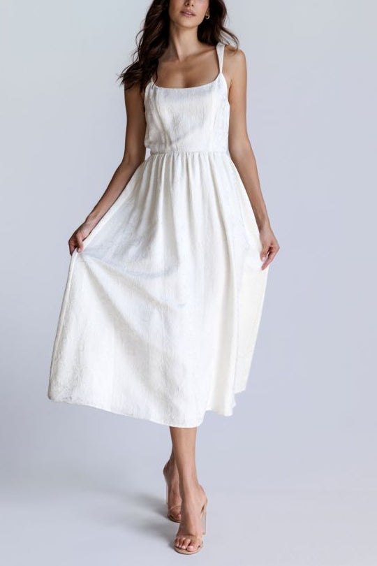 Whimsy Floral Midi Dress