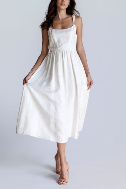 Whimsy Floral Midi Dress