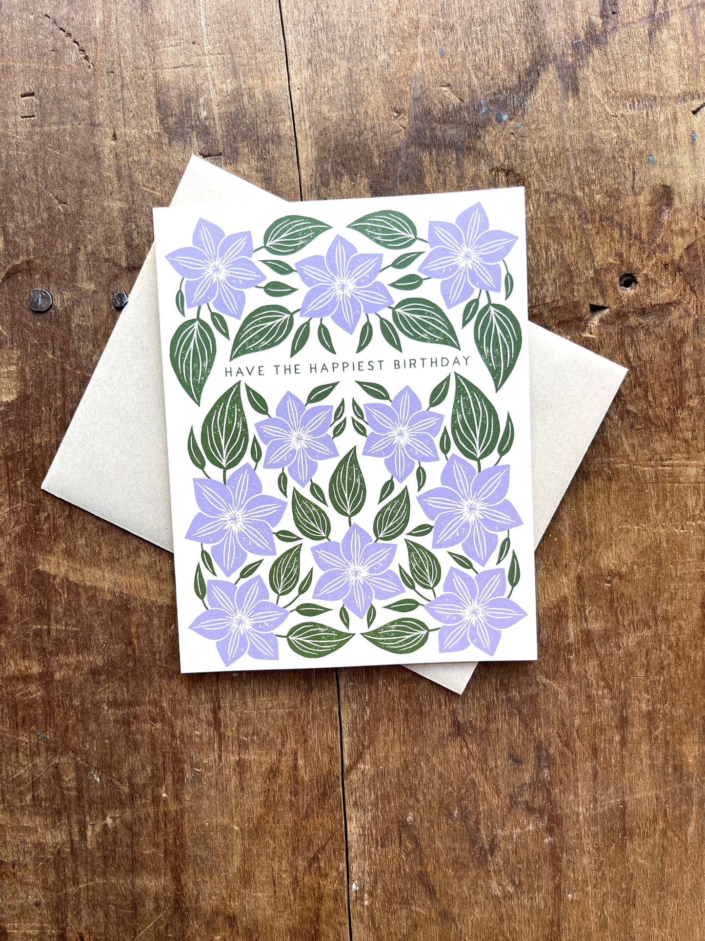 Happiest Birthday Floral Card