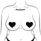 Black Heart Nipple Pasties