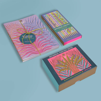Botanical Fantasy Notes | 20 Cards + Envelopes