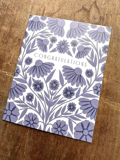 Congratulations Floral Card