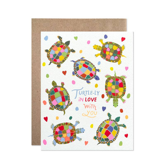 Turtle-Ly in Love With You Card