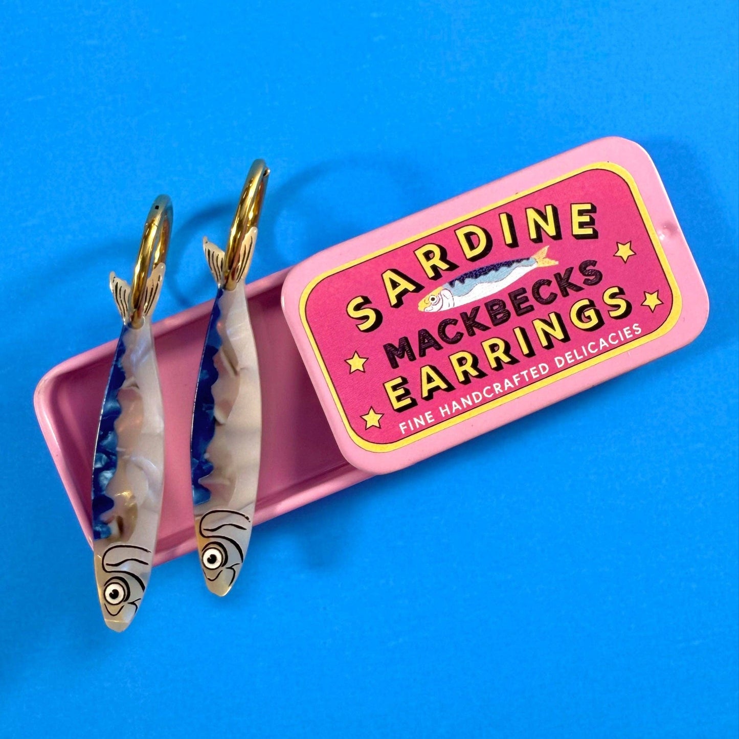 Sardine Hoop Earrings