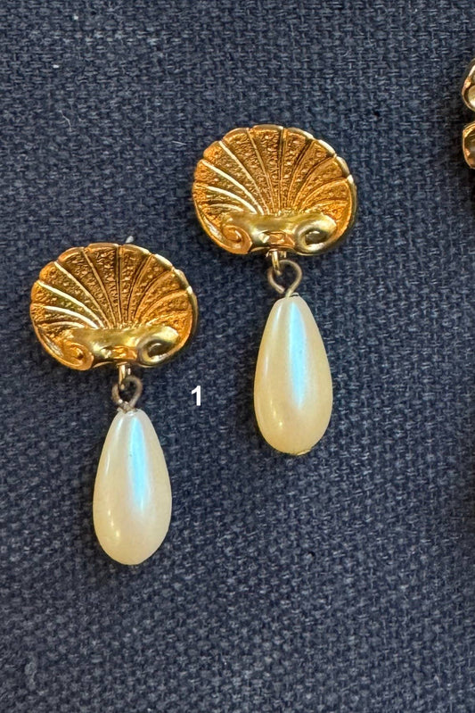 Mykonos Pearl Earrings