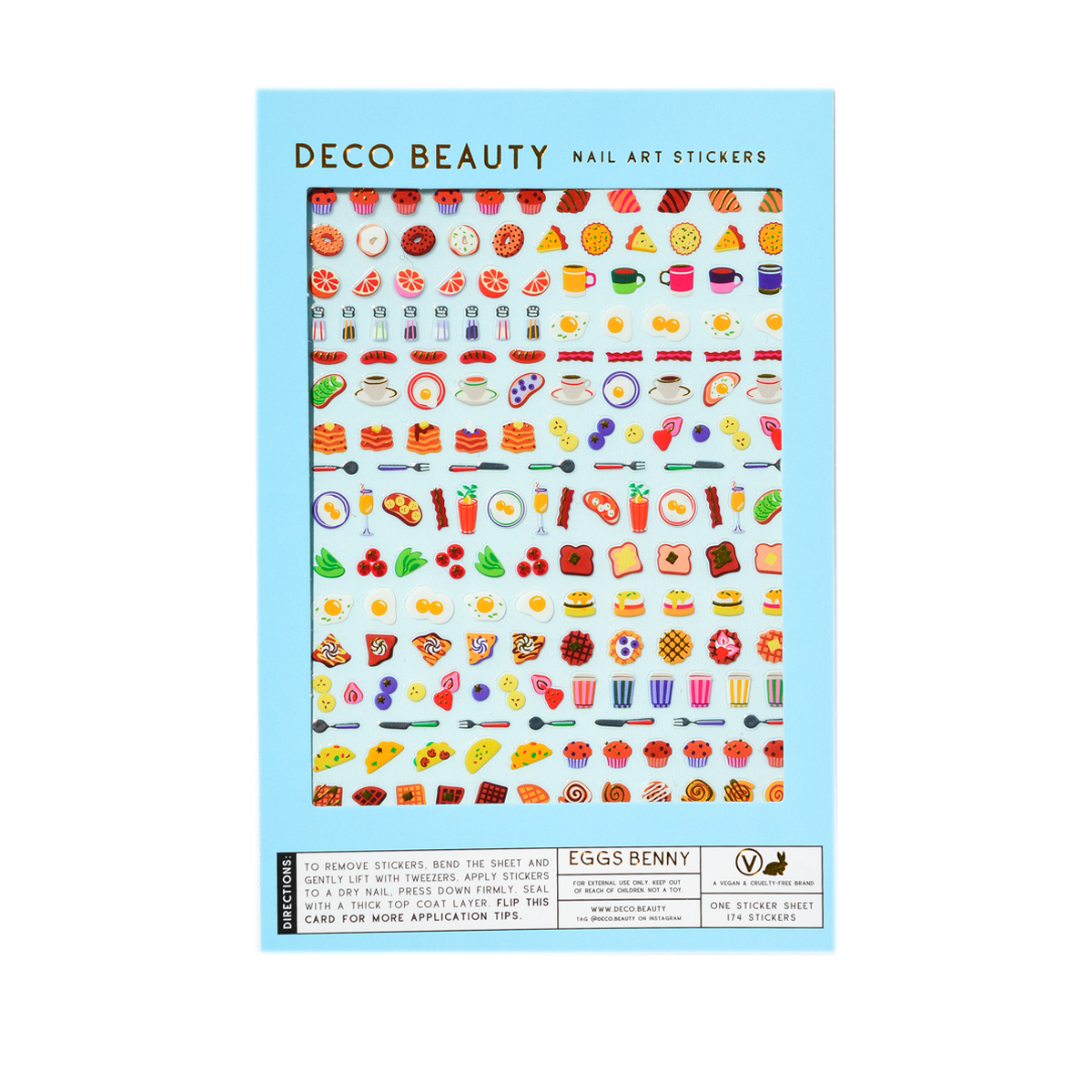 Nail Art Stickers | Eggs Benny