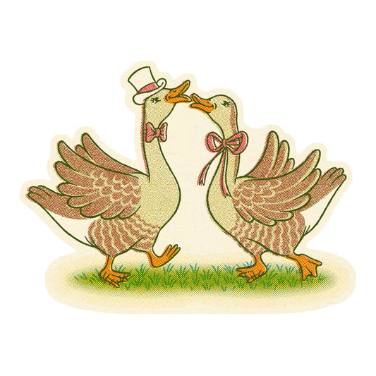 Silly Geese Sticker