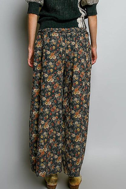 Frankie Floral Wide Leg Trousers