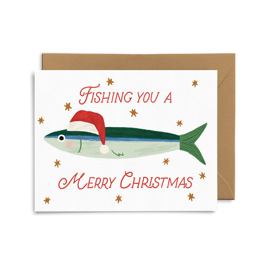 Fishing You A Merry Christmas Card