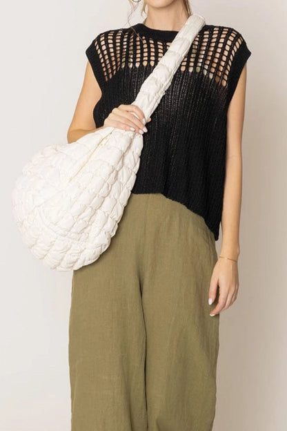 Quilted Everyday Bag | Ivory