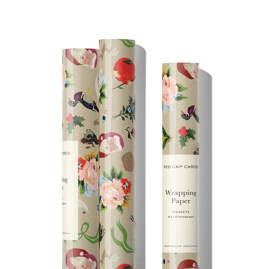 Merry Christmas to You Rolled Gift Wrap