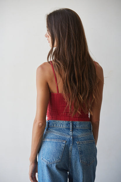 Seamless Patterned Brami | Sienna Red