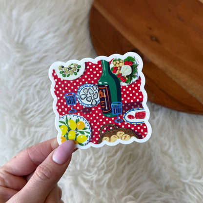 Elegant Picnic Sticker