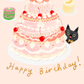Le Gateau Birthday Card
