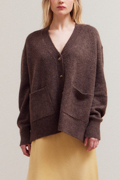 Oversized Button Front Cardigan