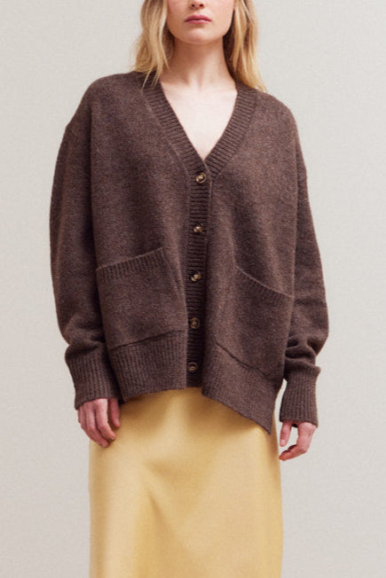 Oversized Button Front Cardigan