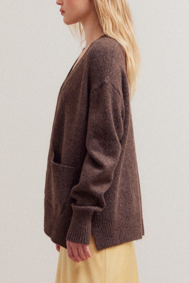 Oversized Button Front Cardigan