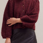 Cranberry Chutney Cardigan