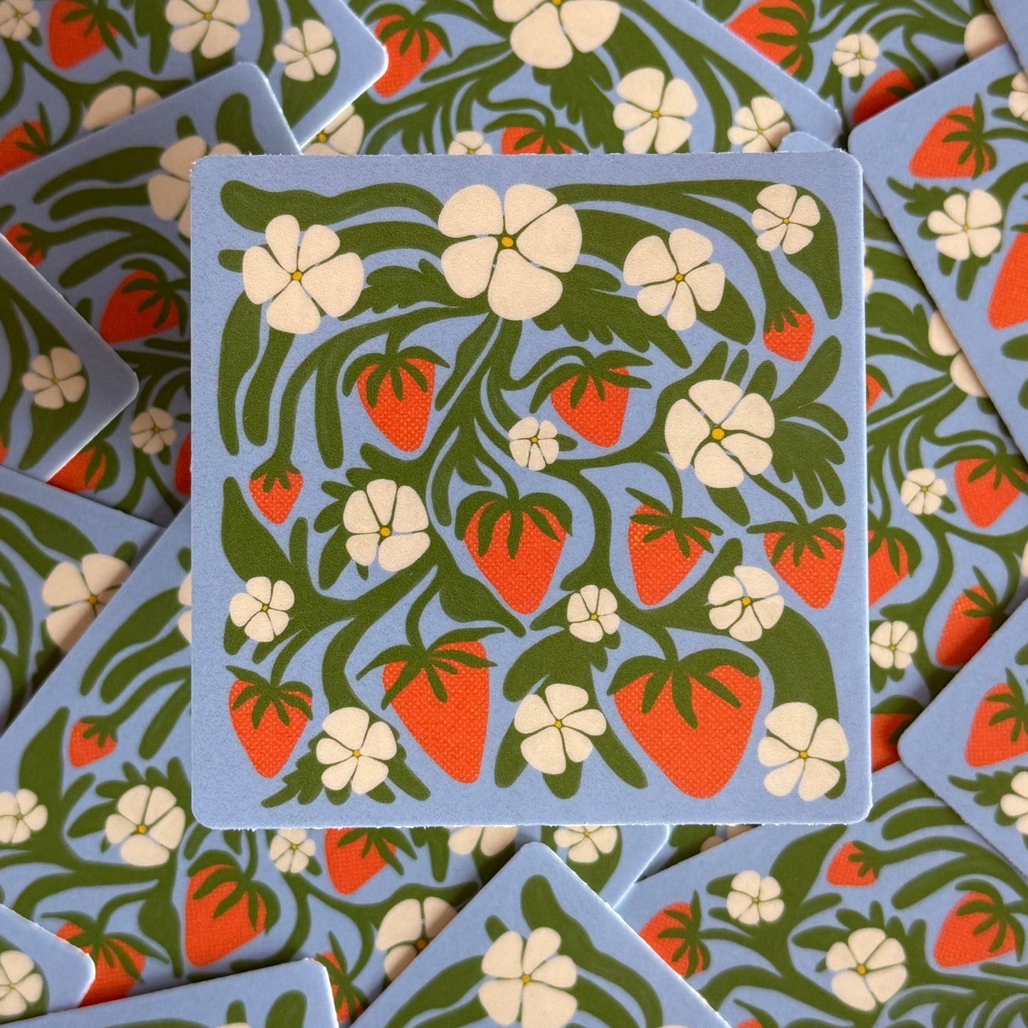 Strawberry Field Sticker