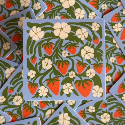Strawberry Field Sticker