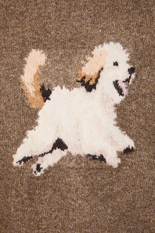 Lil Puppy Sweater | Brown