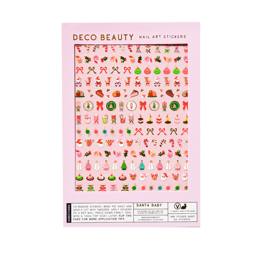 Nail Art Stickers | Santa Baby