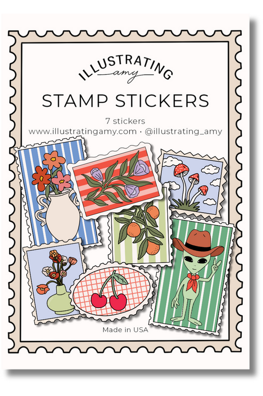 Stamp Sticker Collection