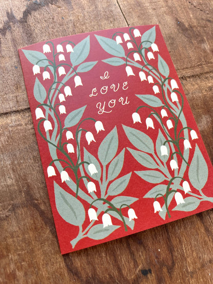 I Love You Vines Card