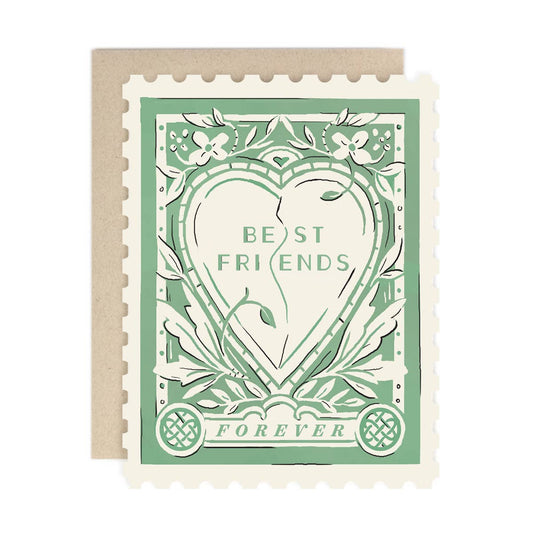Best Friends Forever Stamp Card